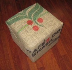 Hessian Bag Seat Cover