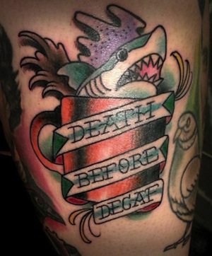 death before decaf tattoo