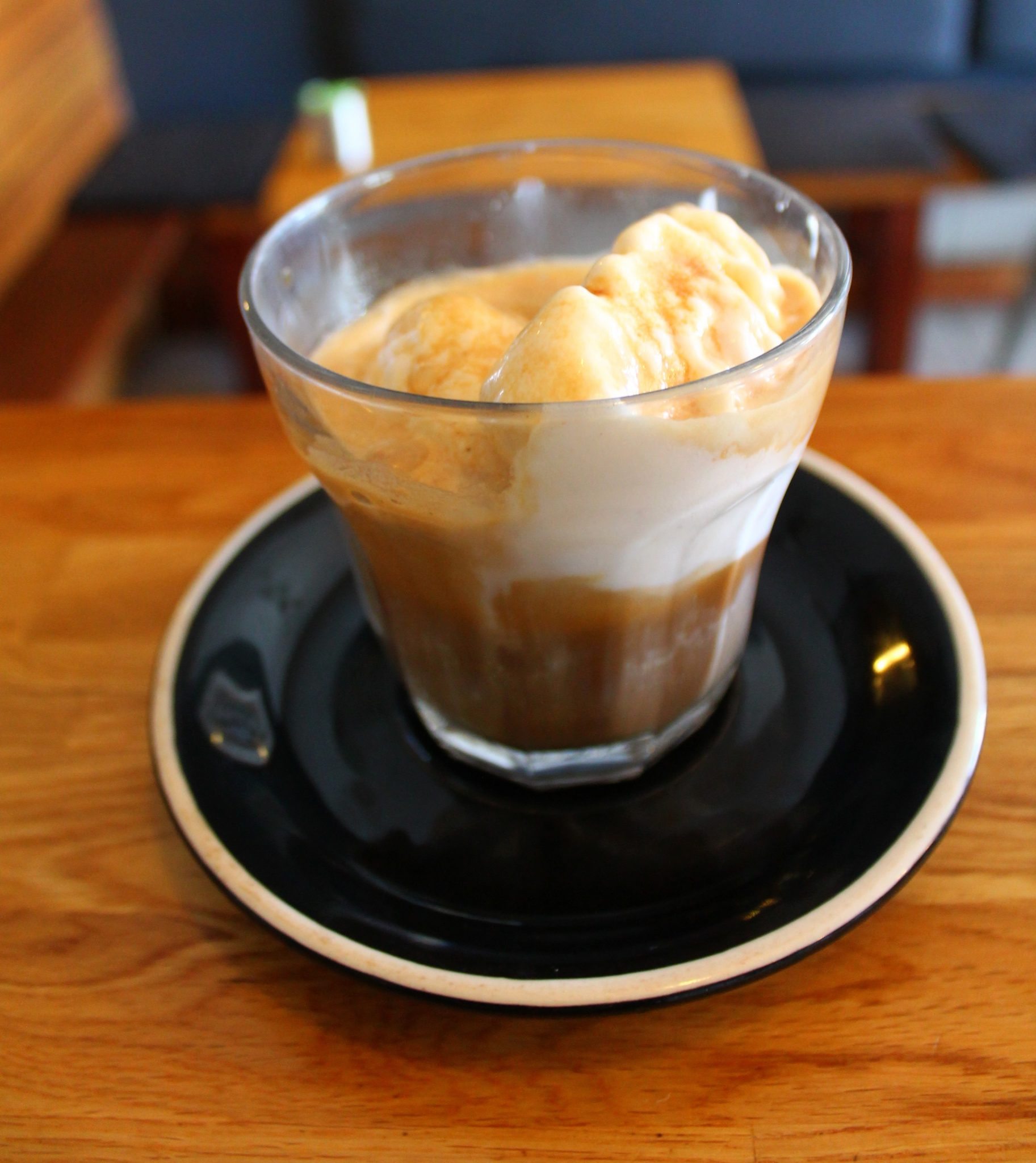 Affogato made at Quest Coffee Roasters