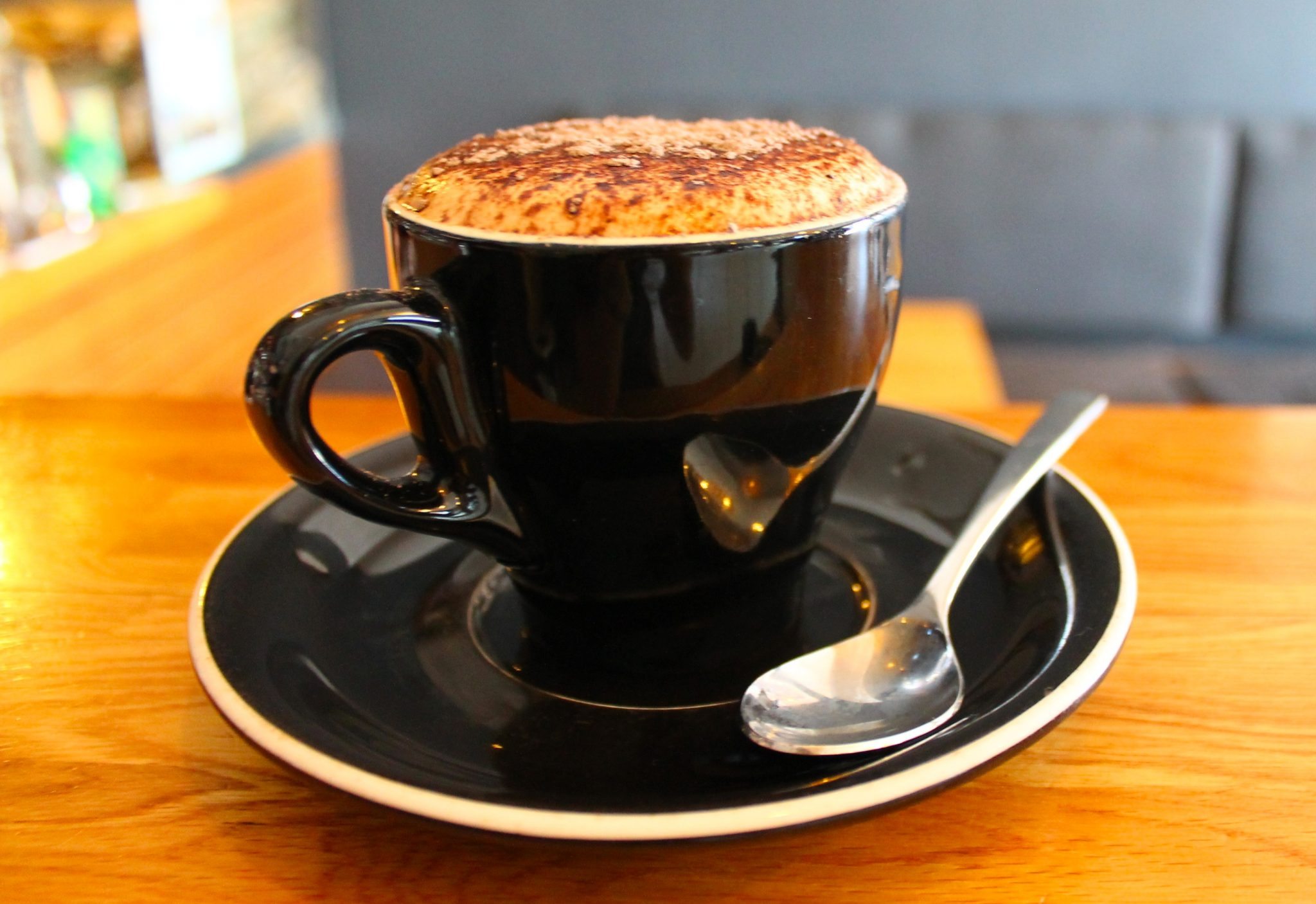 Cappuccino made at Quest Coffee Roasters