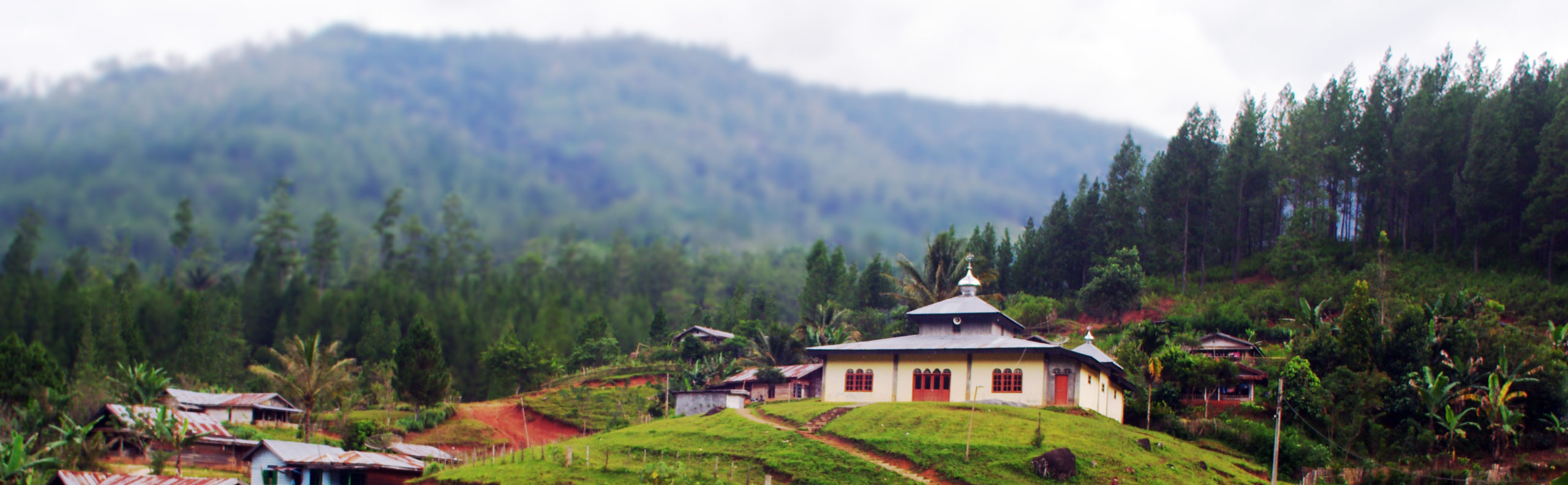 Mountain village in Gayo, Sumatra, Indonesia